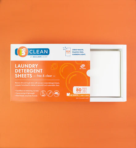 Free + Clear Laundry Detergent Sheets – Boulder Clean